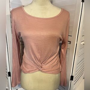 NWOT PINK ROSE Long Sleeve Top